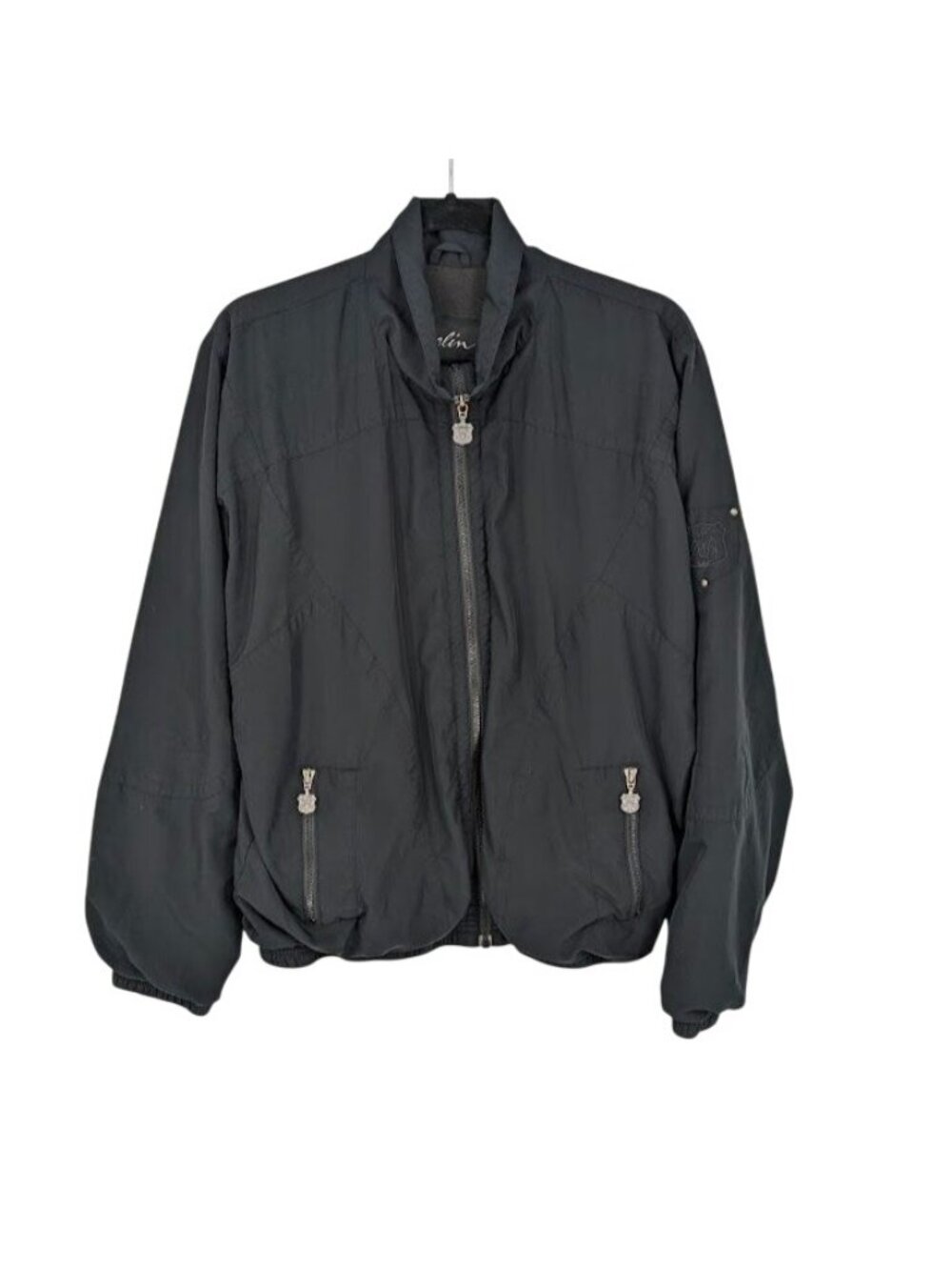 Vintage Kaelin Lightweight Bomber Jacket Y2K Minimalist Streetwear Urban Medium